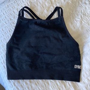 High neck gymshark sports bra